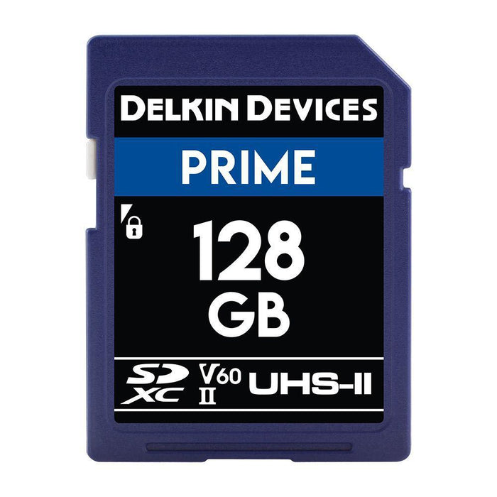 Delkin 128GB SDXC UHS-II Prime Memory Card (1900x)