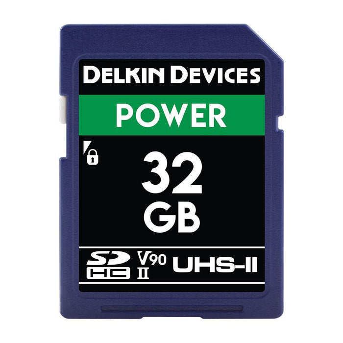 Delkin 32GB SDHC UHS-II Power Memory Card (2000x)