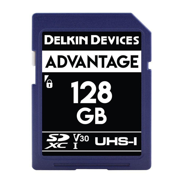 Delkin 128GB SDXC UHS-I Advantage Memory Card (633x)