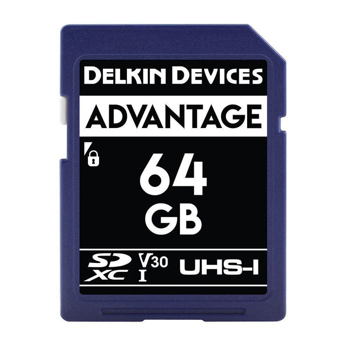 Delkin 64GB SDXC UHS-I Advantage Memory Card (633x)