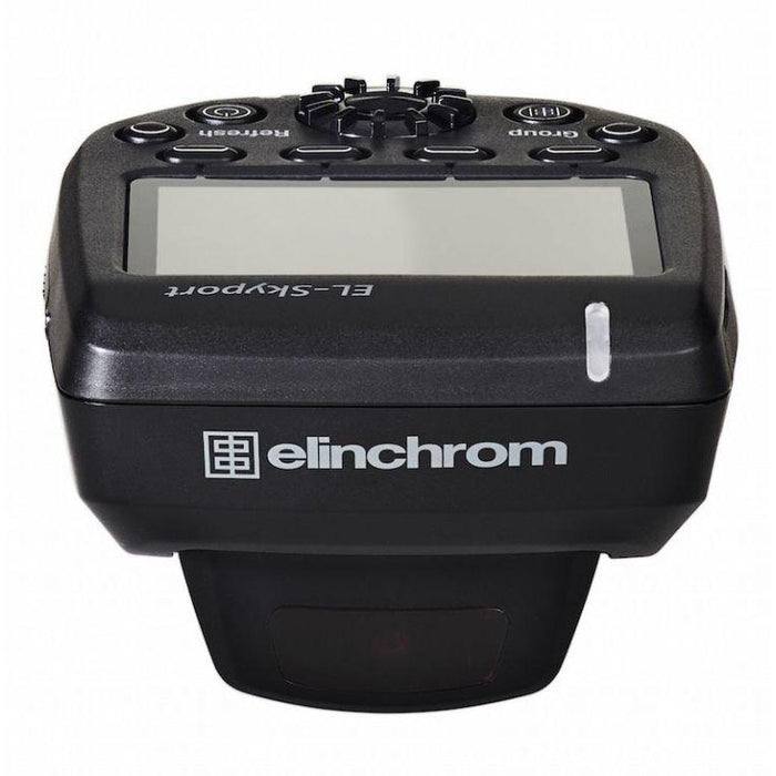 An image of the Elinchrom Skyport Pro Transmitter for Nikon which can be used for synchronising your Elinchrom flashes.