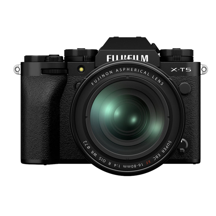 Fujifilm X-T5 Kit with XF 16-80mm f/4.0 OIS WR Lens Black