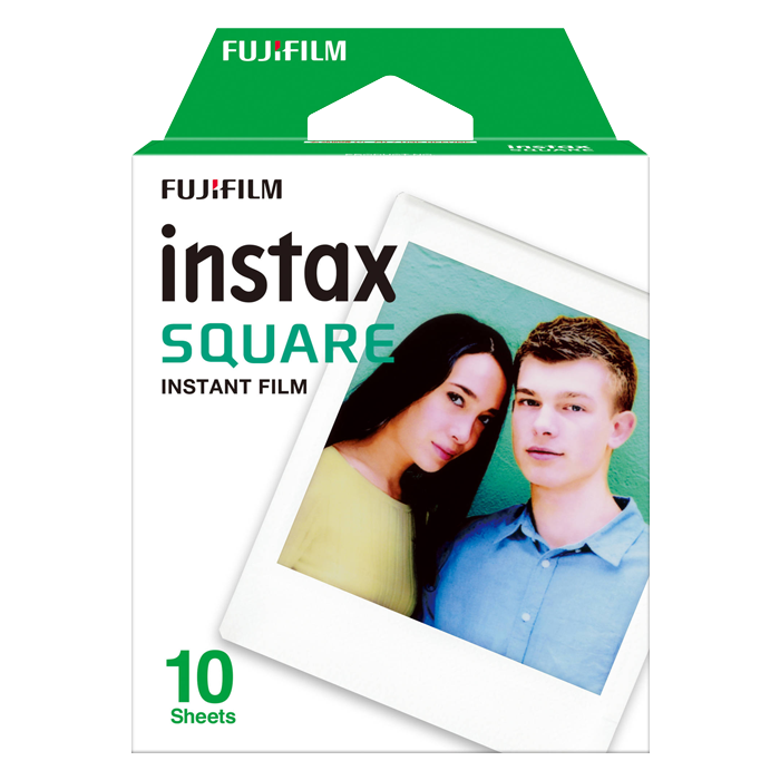 Fujifilm Instax Square Film White Frame 10 Shots