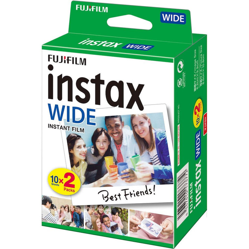 Fujifilm Instax Wide Colour Instant Film Twin Pack (20 Sheets)