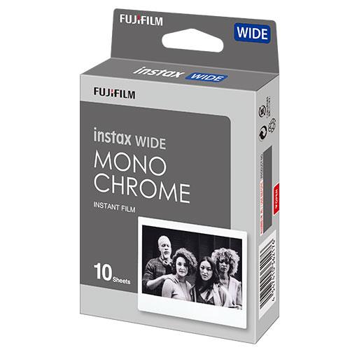 Fujifilm Instax Wide Monochrome Instant Film (10 Sheets)