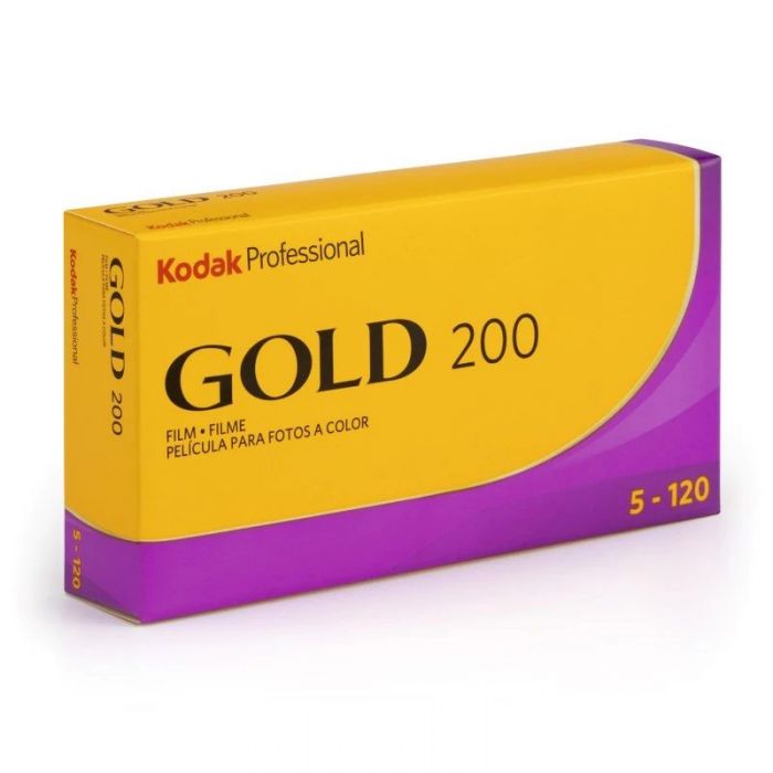 Kodak Gold 200 Colour Negative Roll 120 Film (5-Pack)