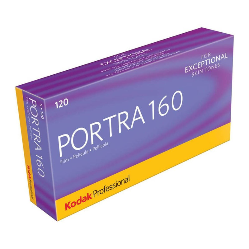 Kodak Portra 160 Colour Negative 120 Film (5-Pack)