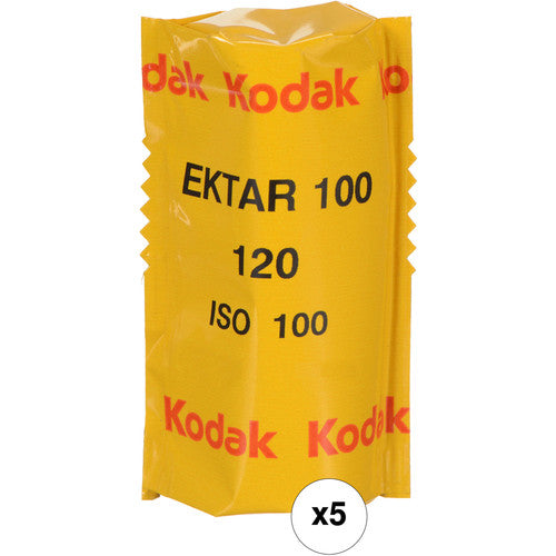 Kodak Ektar 100 Colour Negative 120 Film (5-Pack)