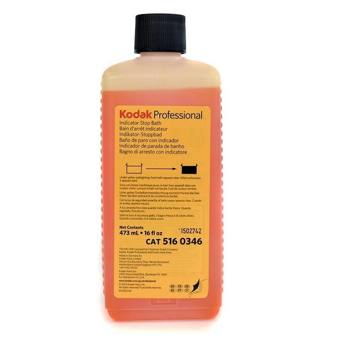 Kodak Indicator Stop Bath 473ml