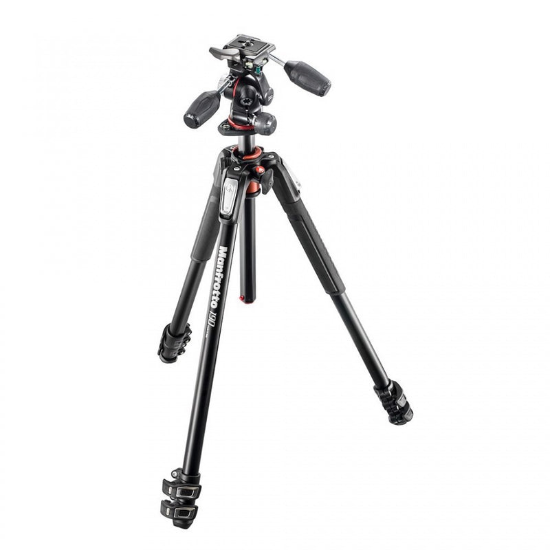 Manfrotto 190XPRO3 Aluminium Tripod & 3-Way Head