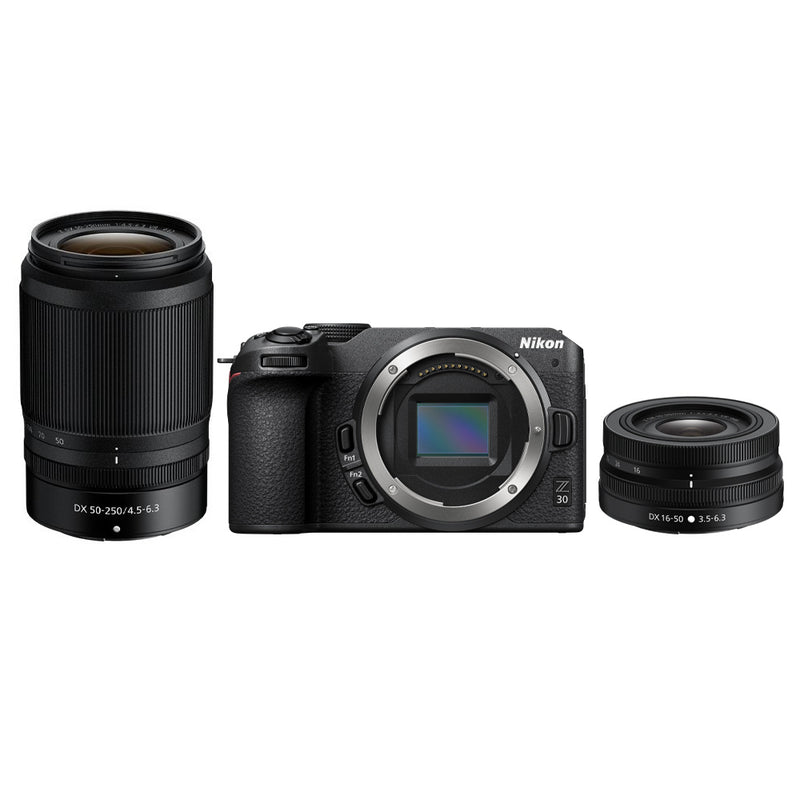 Nikon Z 30 Vlogging Camera with 16-50mm f/3.5-5.6 VR & 50-250mm f/4.5-5.6 VR Kit