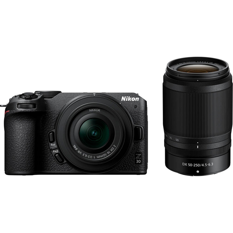 Nikon Z 30 Vlogging Camera with 16-50mm f/3.5-5.6 VR & 50-250mm f/4.5-5.6 VR Kit