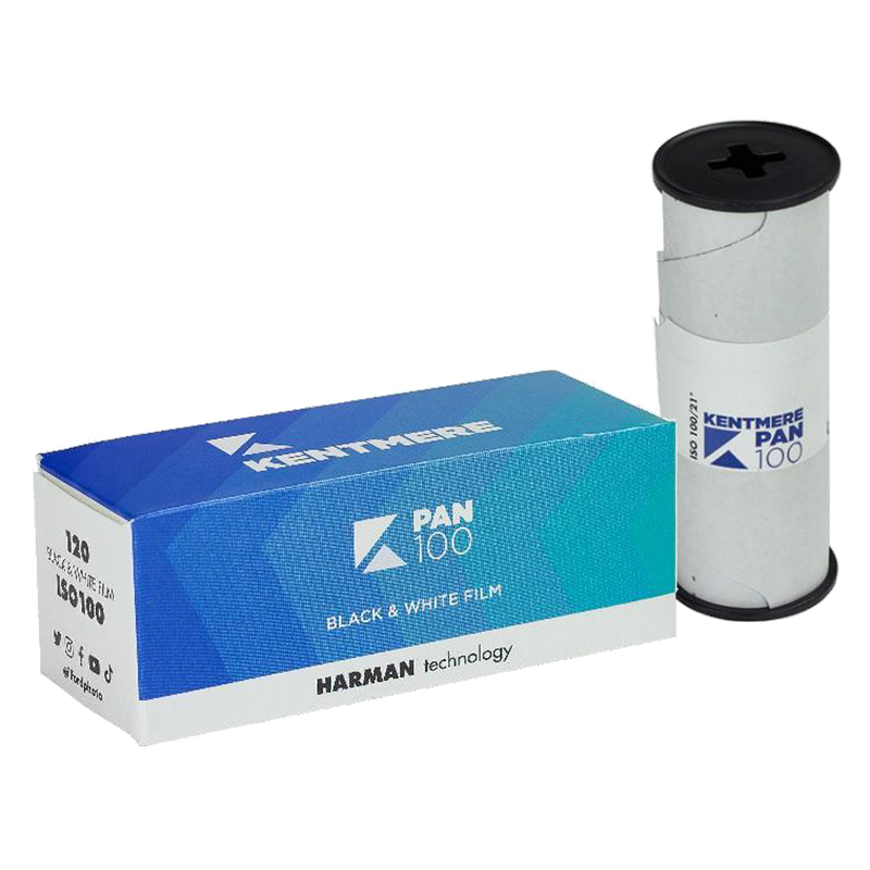 Kentmere Pan 100 Black & White 120 Roll Film