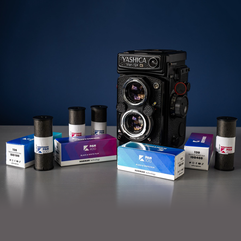 Kentmere Pan 100 Black & White 120 Roll Film