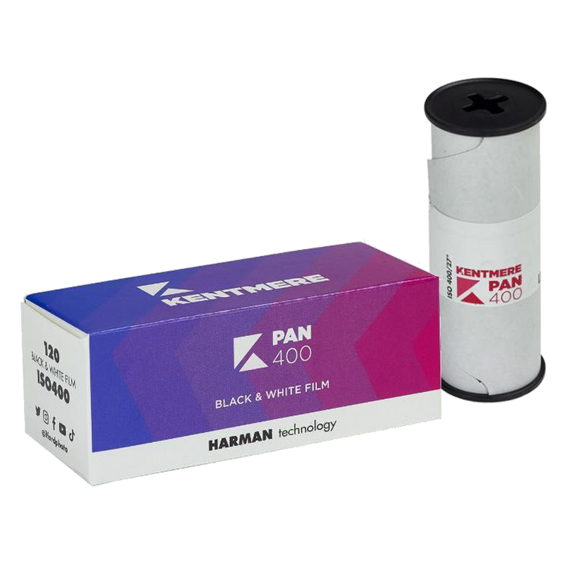 Kentmere Pan 400 Black & White 120 Roll Film
