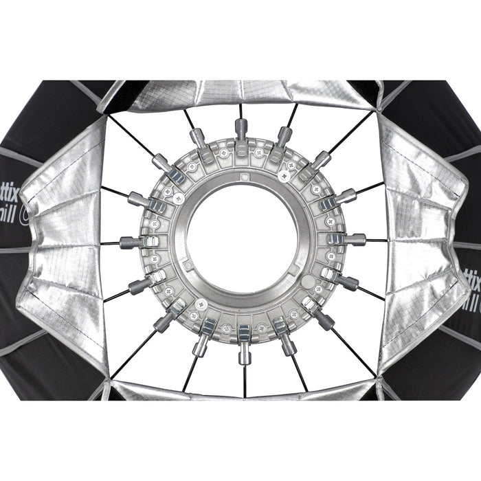 Phottix Rani 85 II Folding Beauty Dish 85cm (33") Silver with Grid
