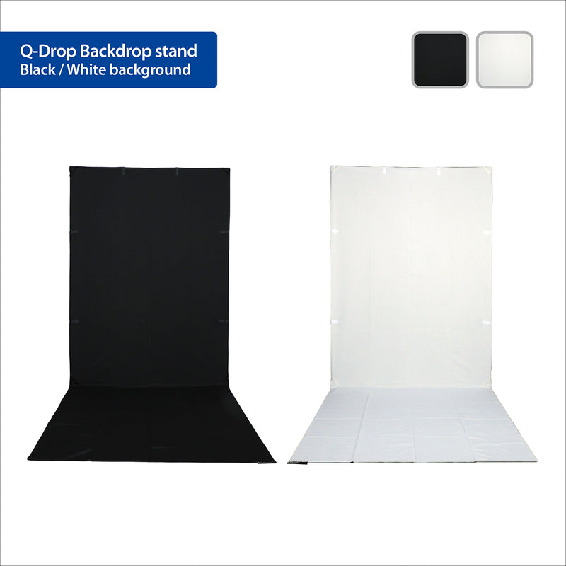 Phottix 4-Colour Q-Drop Collapsible Backdrop Kit 1.5m x 2.26m