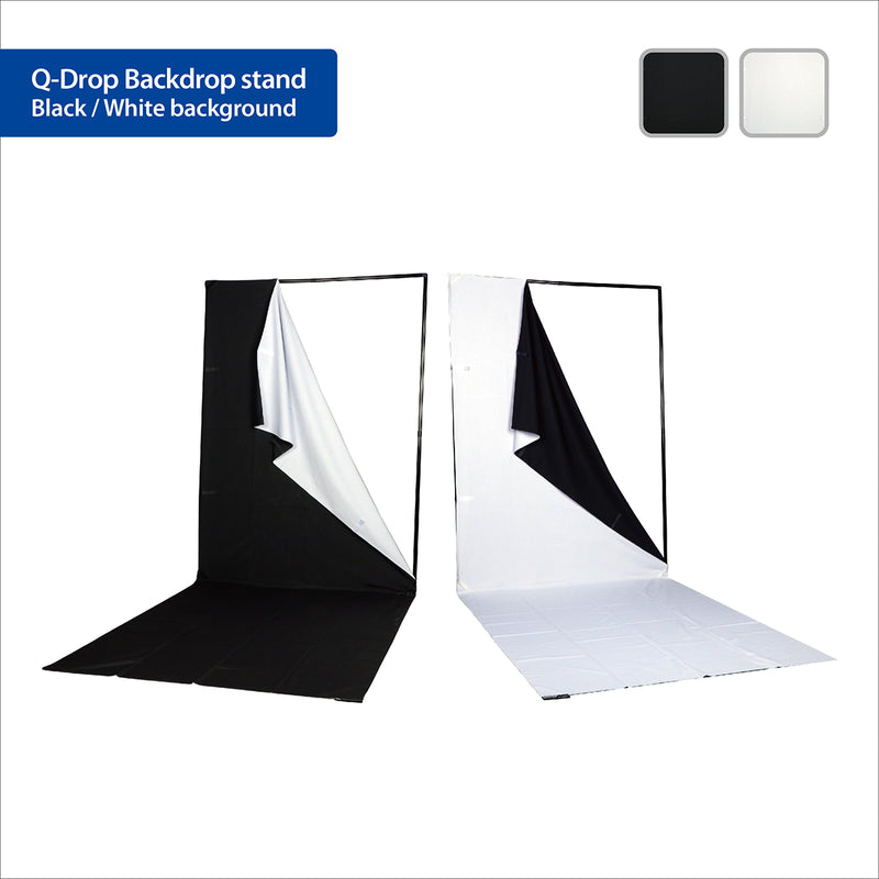 Phottix 4-Colour Q-Drop Collapsible Backdrop Kit 1.5m x 2.26m