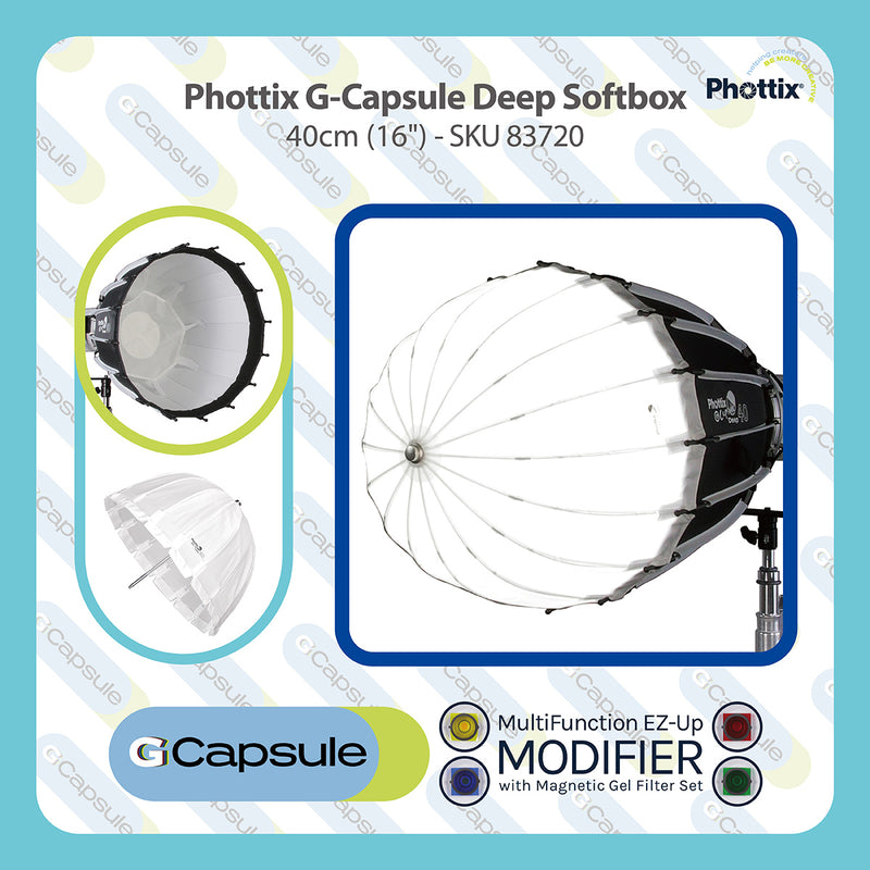 Phottix G-Capsule Multi-Function Softbox Deep 40cm