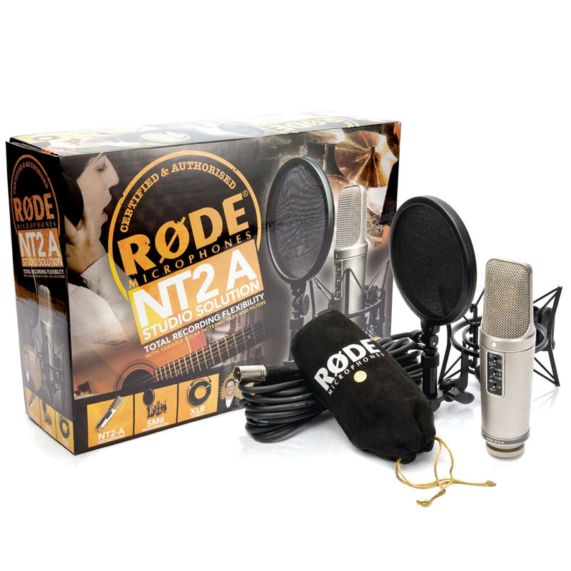 Rode NT2-A Condenser Microphone & Studio Solution Package