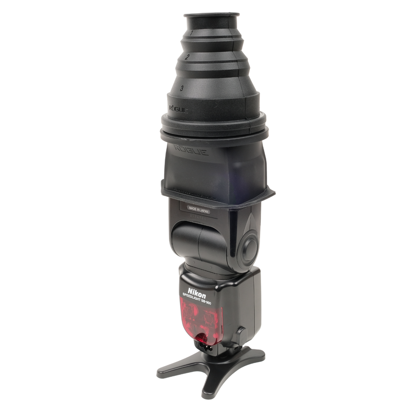 Rogue Flash Snoot for Speedlights & Godox V1, V100, AD100, AD200 Round Flashes