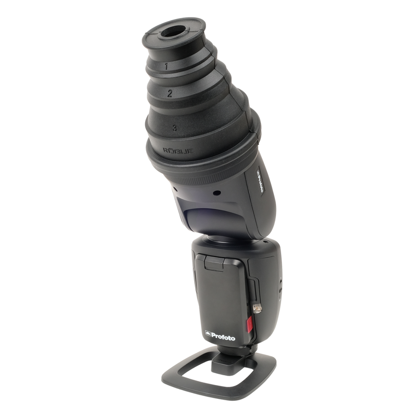 Rogue Flash Snoot for Speedlights & Godox V1, V100, AD100, AD200 Round Flashes
