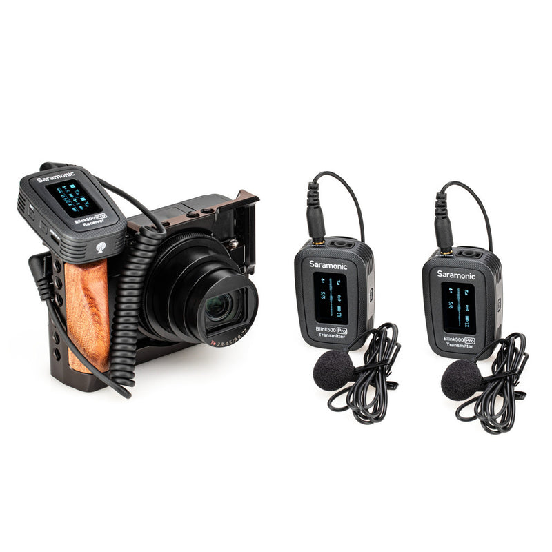 Saramonic Blink 500 B2 Advanced 2-Person Wireless Clip-On Mic System with Lavaliers