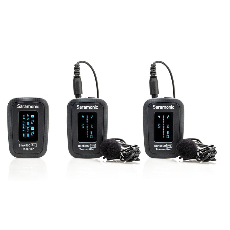 Saramonic Blink 500 B2 Advanced 2-Person Wireless Clip-On Mic System with Lavaliers