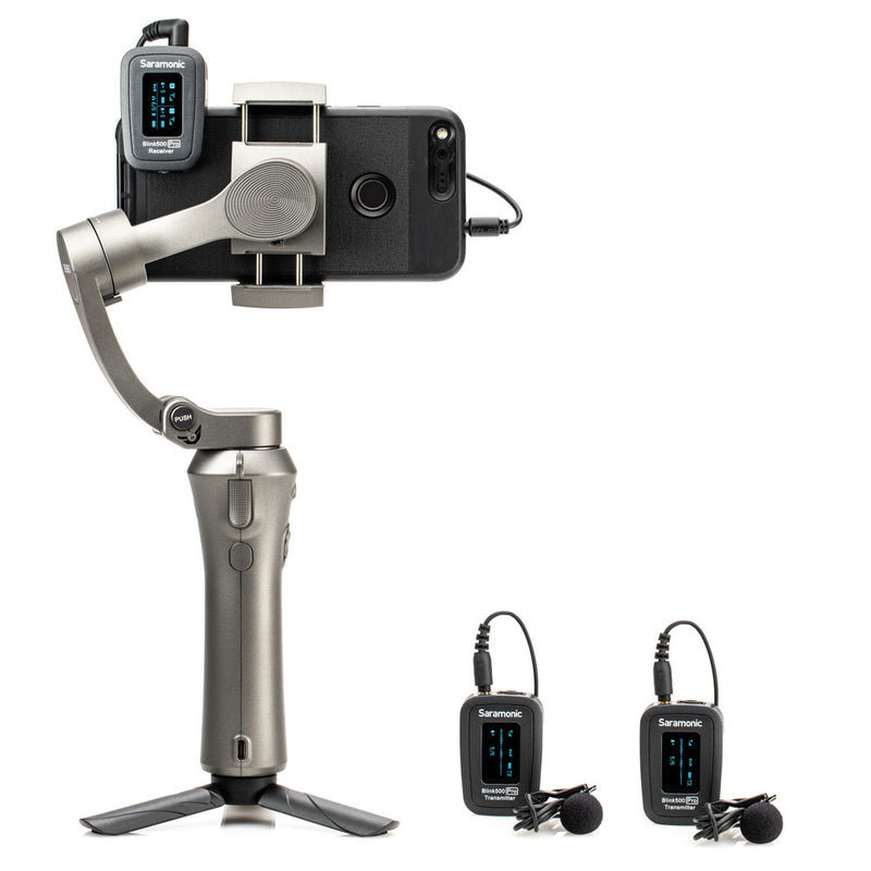 Saramonic Blink 500 B2 Advanced 2-Person Wireless Clip-On Mic System with Lavaliers