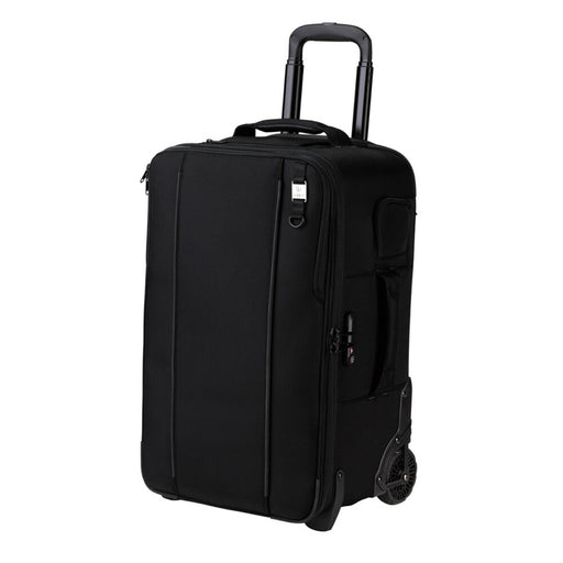 An image of the Tenba Roadie Roller 24 Black roll along case for storing cameras and photographic equipment.