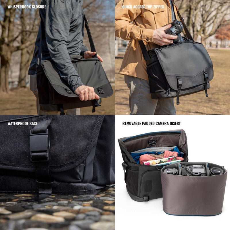 Tenba DNA 16 Pro DSLR Messenger Bag Black