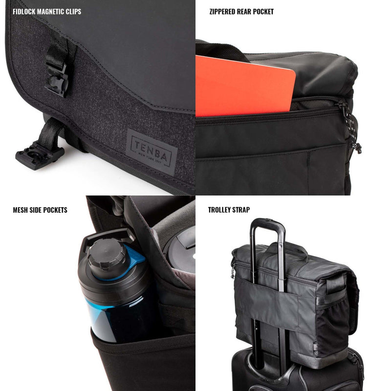 Tenba DNA 16 Pro DSLR Messenger Bag Black