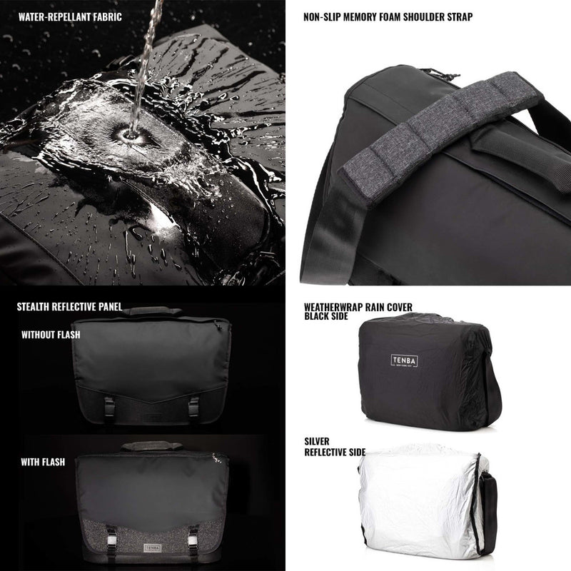 Tenba DNA 16 Slim Messenger Bag Black