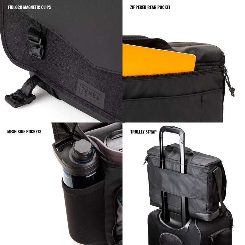 Tenba DNA 16 Slim Messenger Bag Black