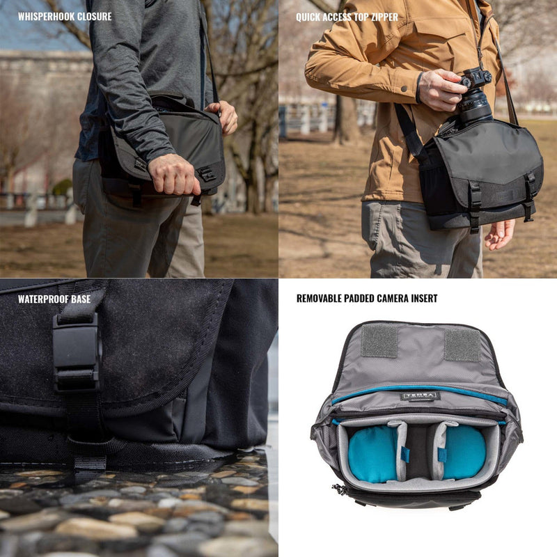 Tenba DNA 9 Slim Messenger Bag Black