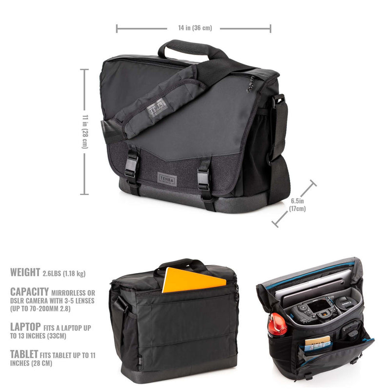 Tenba DNA 13 DSLR Messenger Bag Black