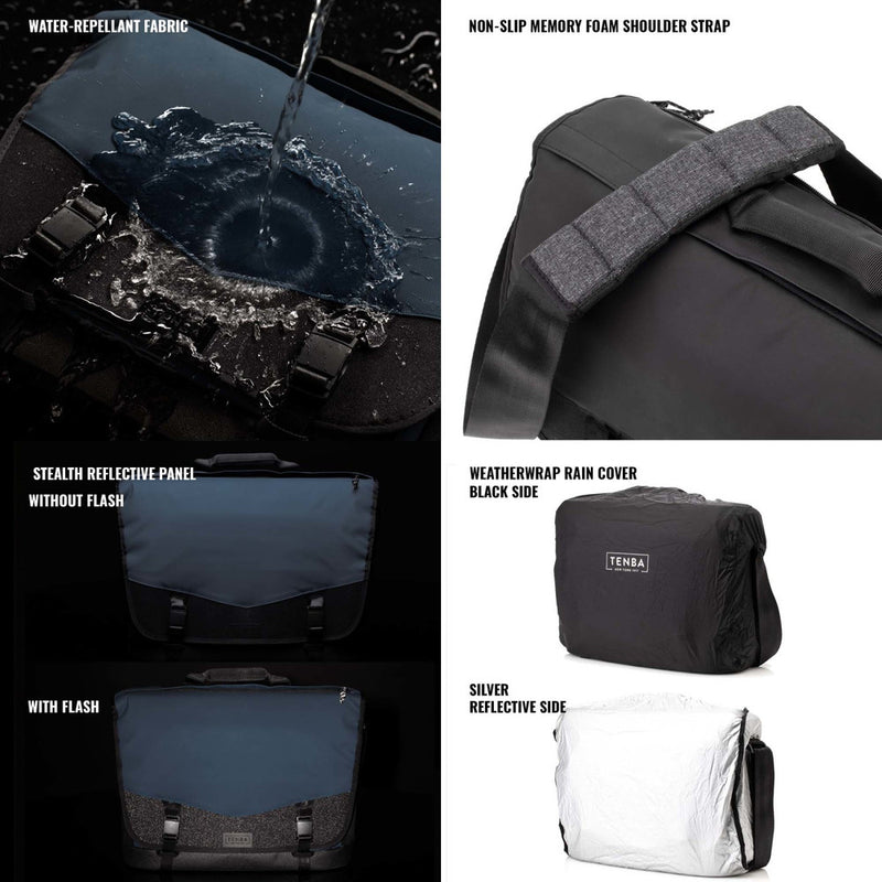 Tenba DNA 16 Slim Messenger Bag Blue