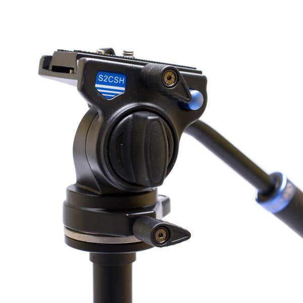 Benro Slim Video Aluminium Tripod Kit with S2C Short Handle Head