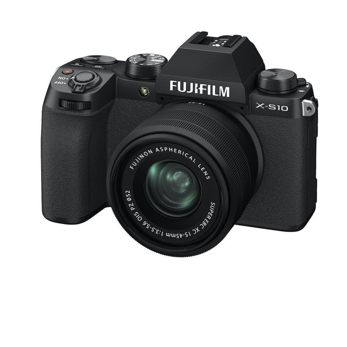 Fujifilm X-S10 with XC 15-45mm f/3.5-5.6 Lens Black