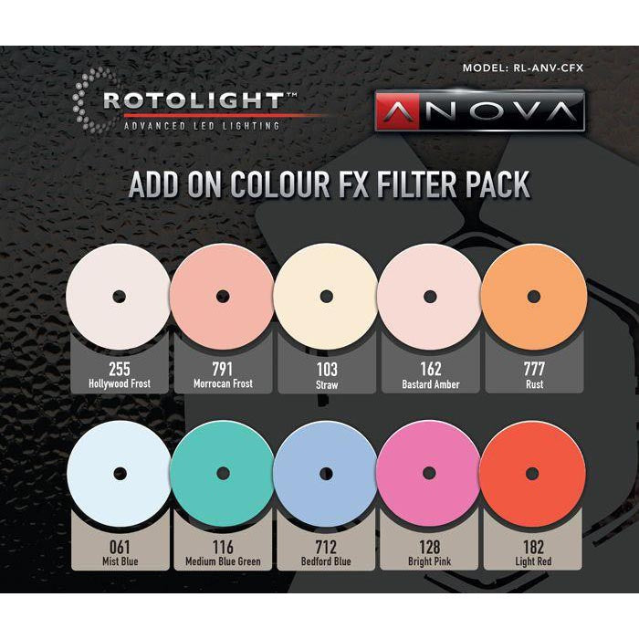 Rotolight 10 Piece Colour FX Pack for Anova