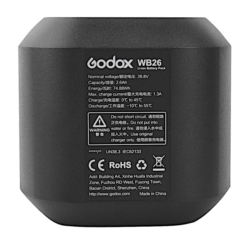 Godox WB26 Battery for AD600Pro & AD600ProII