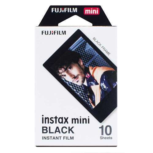 Fujifilm Instax Mini Black Frame Instant Film (10 Sheets)