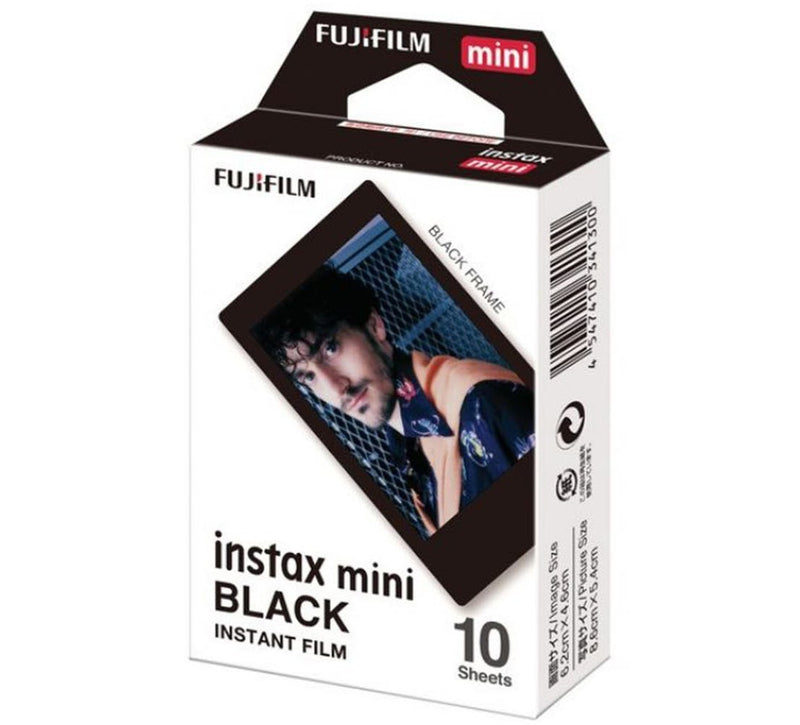 Fujifilm Instax Mini Black Frame Instant Film (10 Sheets)