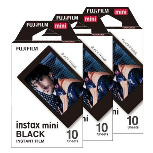 Fujifilm Instax Mini Black Frame Instant Film (10 Sheets)