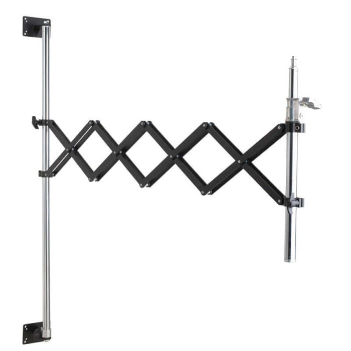 Pixapro Wall Mounted Scissor Boom with Adjustable Vertical Mount