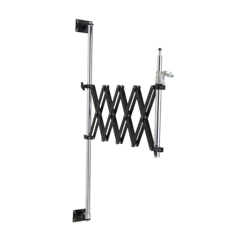 Pixapro Wall Mounted Scissor Boom with Adjustable Vertical Mount