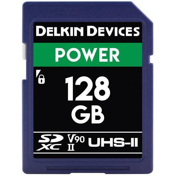 Delkin 128GB SDXC UHS-II Power Memory Card (2000x)