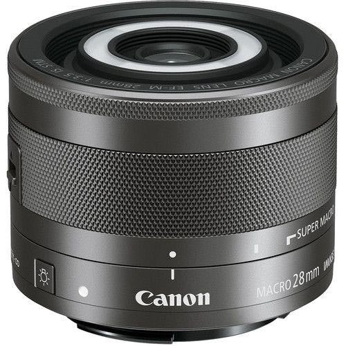 Canon EF-M 28mm f/3.5 Macro IS STM Lens Black