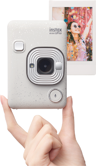 Fuji Instax Mini LiPlay - Stone White — The Flash Centre