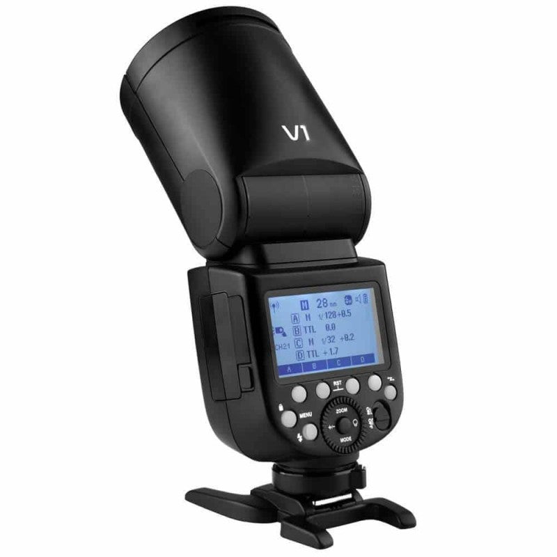Godox V1C Round Head HSS/TTL Speedlight for Canon with Battery